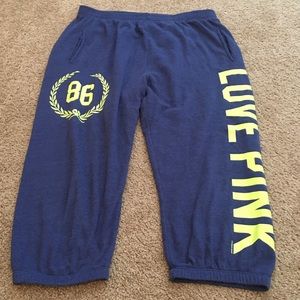 Vs PINK Capri sweats